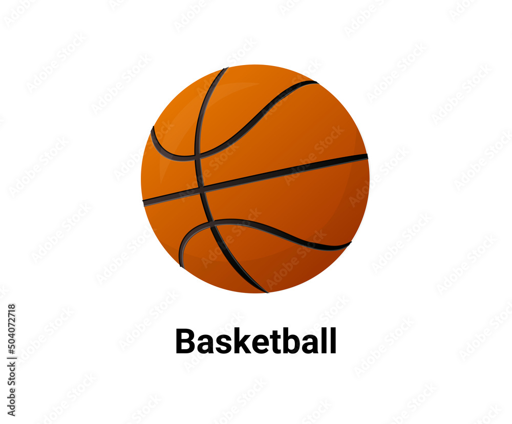 basketball illustration set. sport, basketball ball, icon. Vector drawing. Hand drawn style.