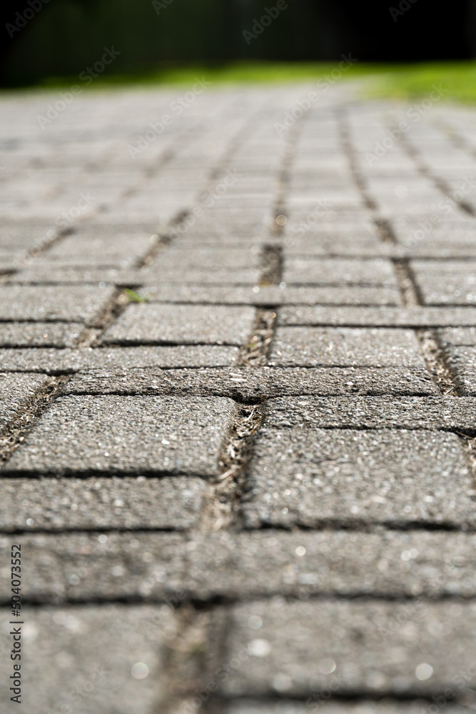 Obraz premium Concrete floor texture like light gray cement cobblestone