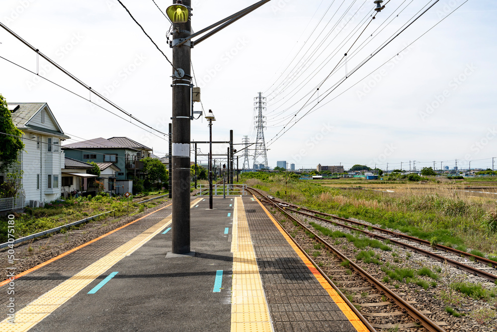 神奈川県のローカル線の風景