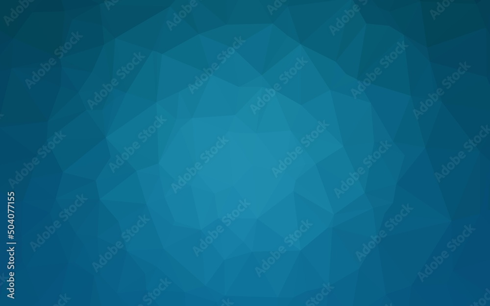 Dark BLUE vector shining triangular template. Dark BLUE vector shining triangular template.