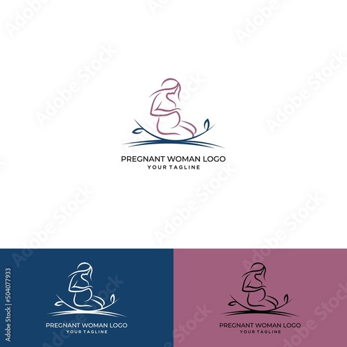 pregnant woman logo