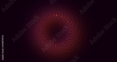 3D rendering abstract circle light background