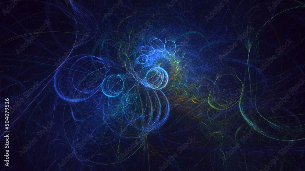 3D rendering abstract multicolor fractal light background 3D rendering abstract multicolor fractal light background
