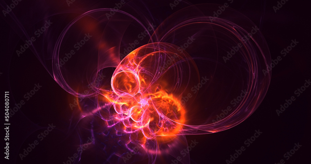 3D rendering abstract multicolor fractal light background 3D rendering abstract multicolor fractal light background