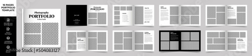 Square Multipurpose Modern Portfolio Design Template, Black Portfolio Brochure Layout, Photography Portfolio Editorial Template, Minimal Magazine Design, Fashion and Look Book Portfolio, Photo Book