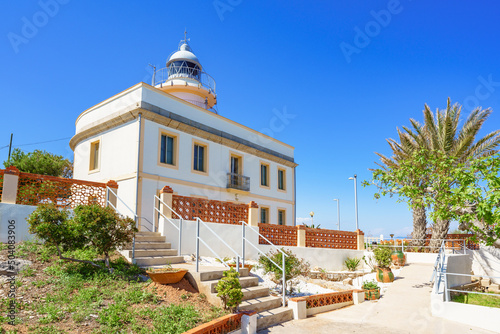 Lighthouse by Mediterranean Sea in Oropesa del Mar, Spain