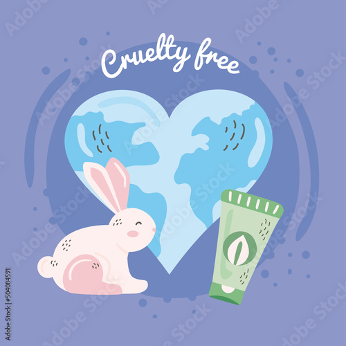 cruelty free lettering card