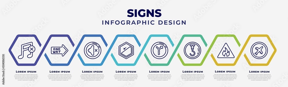 vector infographic design template with icons and 8 options or steps ...