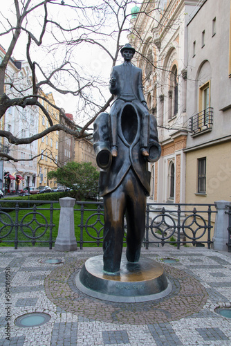 Canvas Print Statue of Franz Kafka