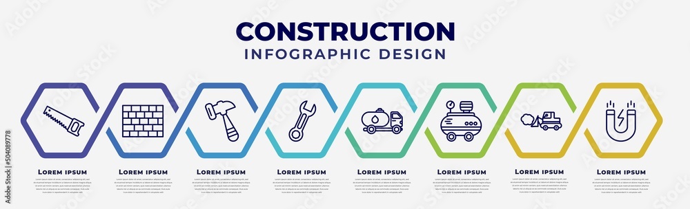 vector infographic design template with icons and 8 options or steps ...
