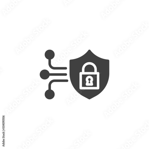 Secure access vector icon