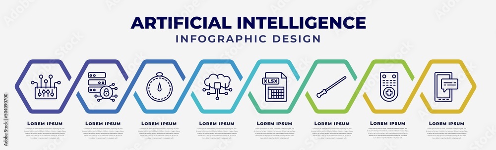 vector infographic design template with icons and 8 options or steps ...