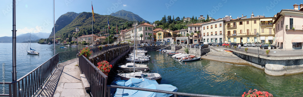 Obraz premium Lake Como Menaggio Panorama Italy