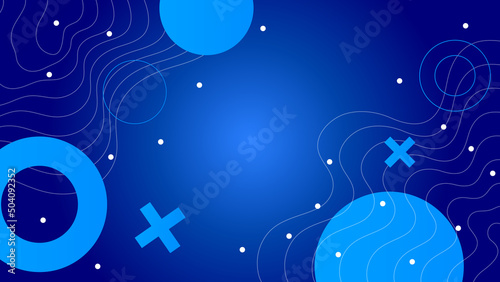 Wallpaper Mural Abstract background with geometric shapes. Vector abstract graphic design banner pattern background template. Torontodigital.ca