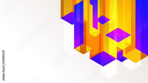 Free Download Abstract background with geometric shapes. Vector abstract graphic design banner pattern background template. - GFXLoad