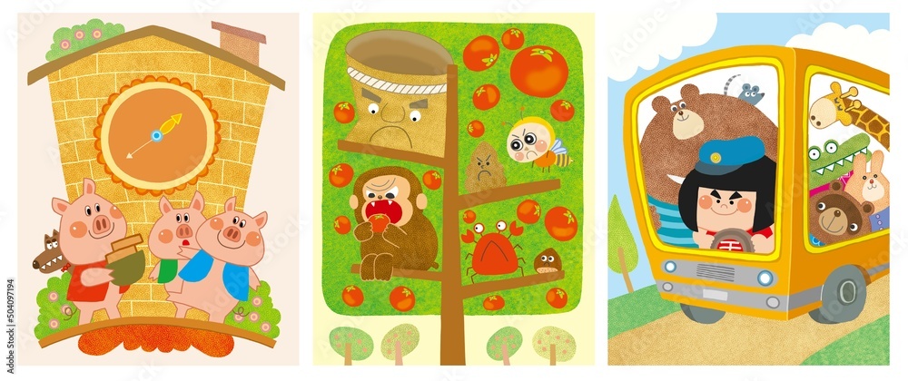 三匹の子豚 の画像 54 件の Stock 写真 ベクターおよびビデオ Adobe Stock