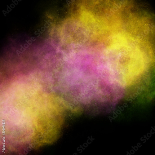 Nebula star field space universe background illustration © glowonconcept