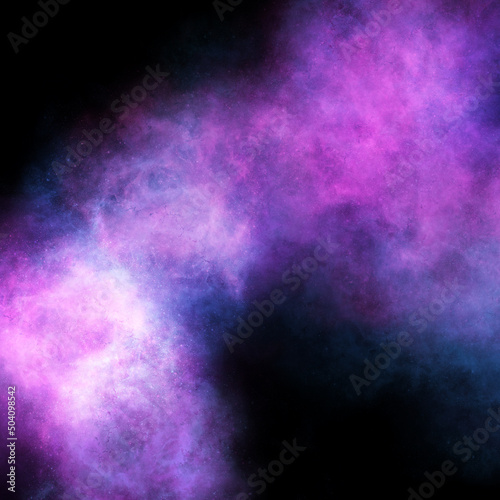 Nebula star field space universe background illustration