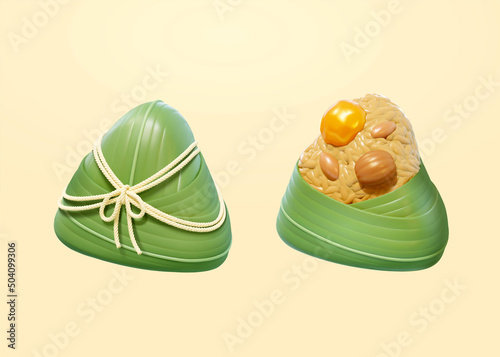Rice dumpling ingredients