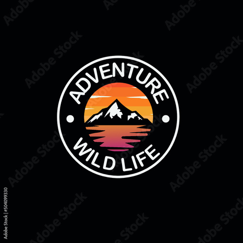 Adventure logo design vector illustration
