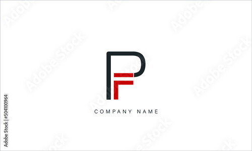 FP, PF, Letters Logo Monogram