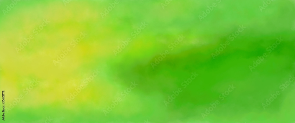 light abstract watercolor background yellow and green gradient