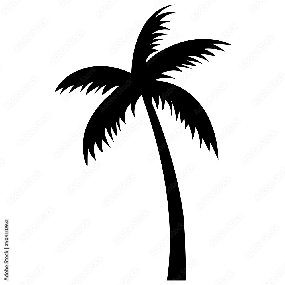 Obraz premium palm trees silhouettes