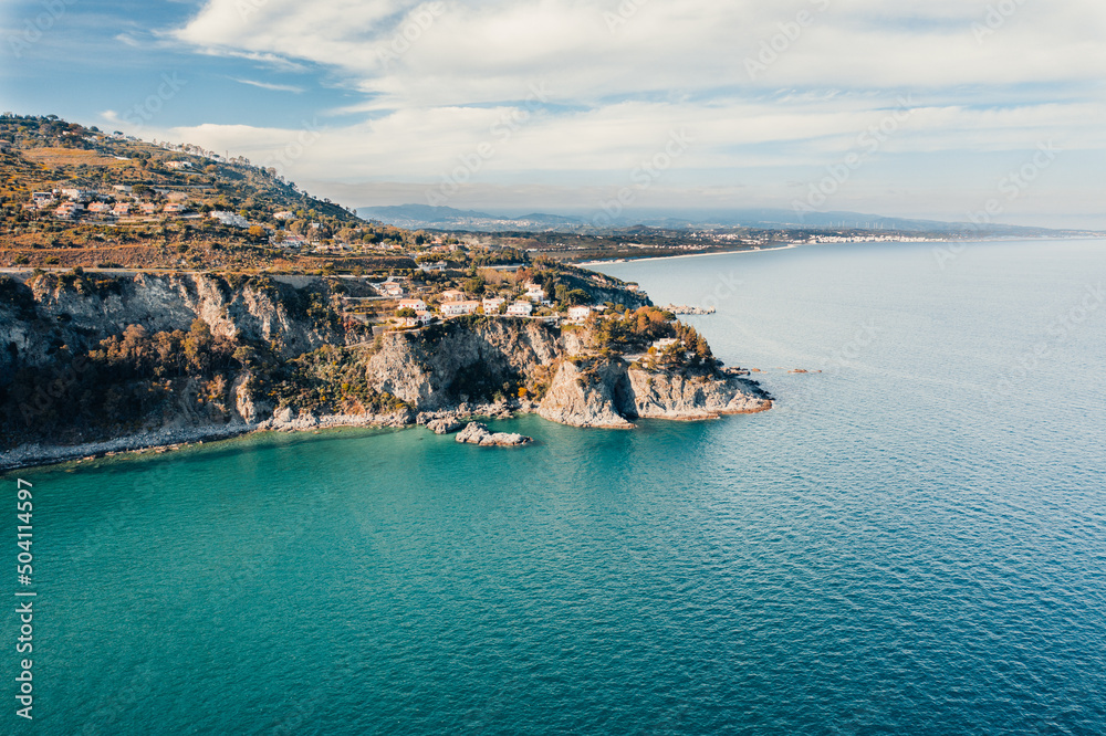 Pietragrande Cliff near Montauro city, Calabria South Italy