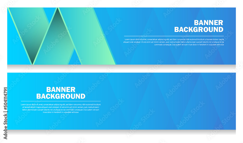 Blue Abstract Background Headers