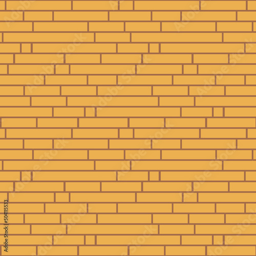 Brick wall with separate brick stroke seamless pattern, background design eps 10 vector illustration