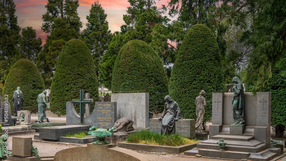 Obraz premium Cimitero Monumentale Milan April 2022