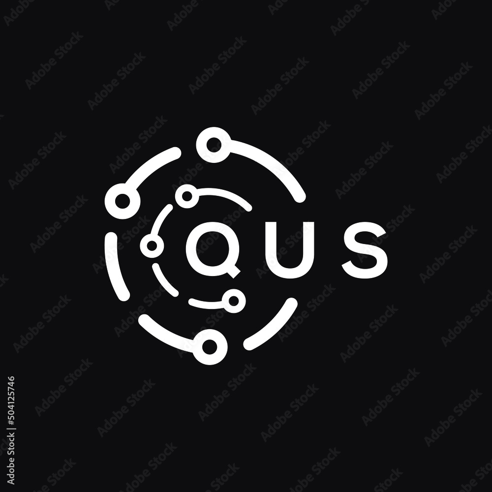 QUS letter logo design on black background. QUS creative initials letter logo concept. QUS letter design.
QUS letter logo design on black background. QUS creative initials letter logo concept. QUS letter design.