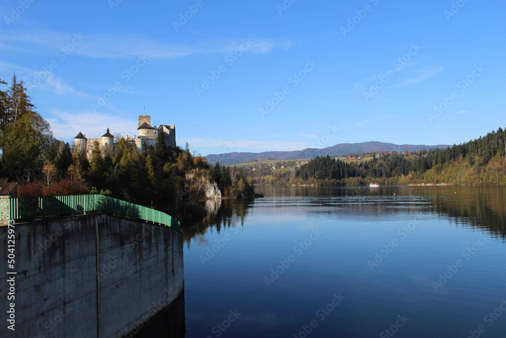Fototapeta premium boat on the lake