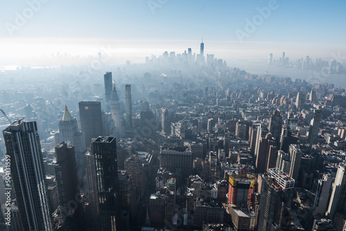 Views of Manhattan from the Empire State Observatory