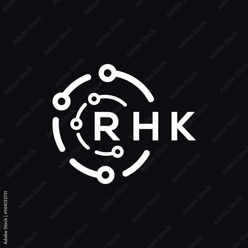 RHK letter logo design on black background. RHK creative initials letter logo concept. RHK letter design.
RHK letter logo design on black background. RHK creative initials letter logo concept. RHK letter design.