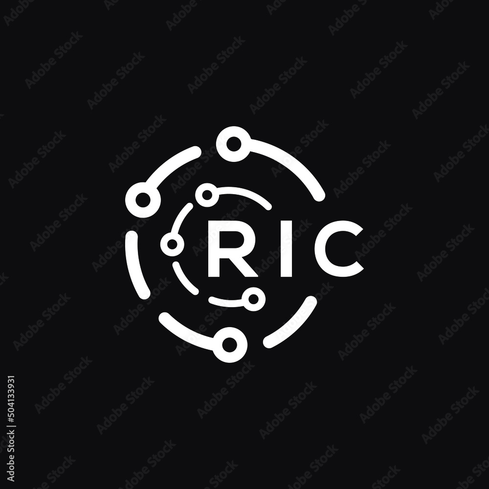 RIC letter logo design on black background. RIC creative initials letter logo concept. RIC letter design.
RIC letter logo design on black background. RIC creative initials letter logo concept. RIC letter design.