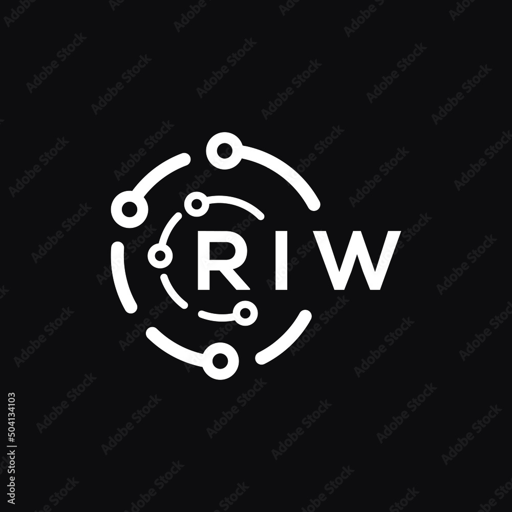 RIW letter logo design on black background. RIW creative initials letter logo concept. RIW letter design.
RIW letter logo design on black background. RIW creative initials letter logo concept. RIW letter design.