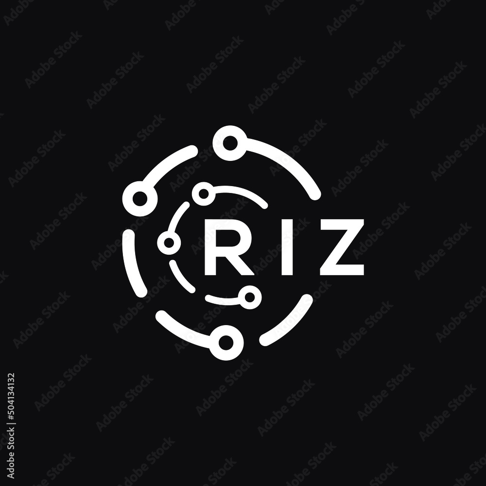 RIZ letter logo design on black background. RIZ creative initials letter logo concept. RIZ letter design.
RIZ letter logo design on black background. RIZ creative initials letter logo concept. RIZ letter design.