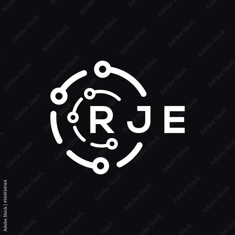 RJE letter logo design on black background. RJE creative initials letter logo concept. RJE letter design.
RJE letter logo design on black background. RJE creative initials letter logo concept. RJE letter design.