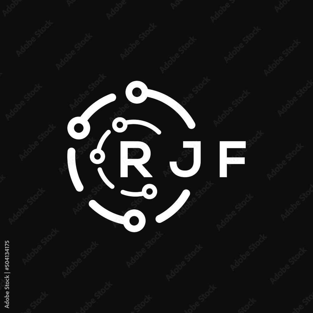 RJF letter logo design on black background. RJF creative initials letter logo concept. RJF letter design.
RJF letter logo design on black background. RJF creative initials letter logo concept. RJF letter design.