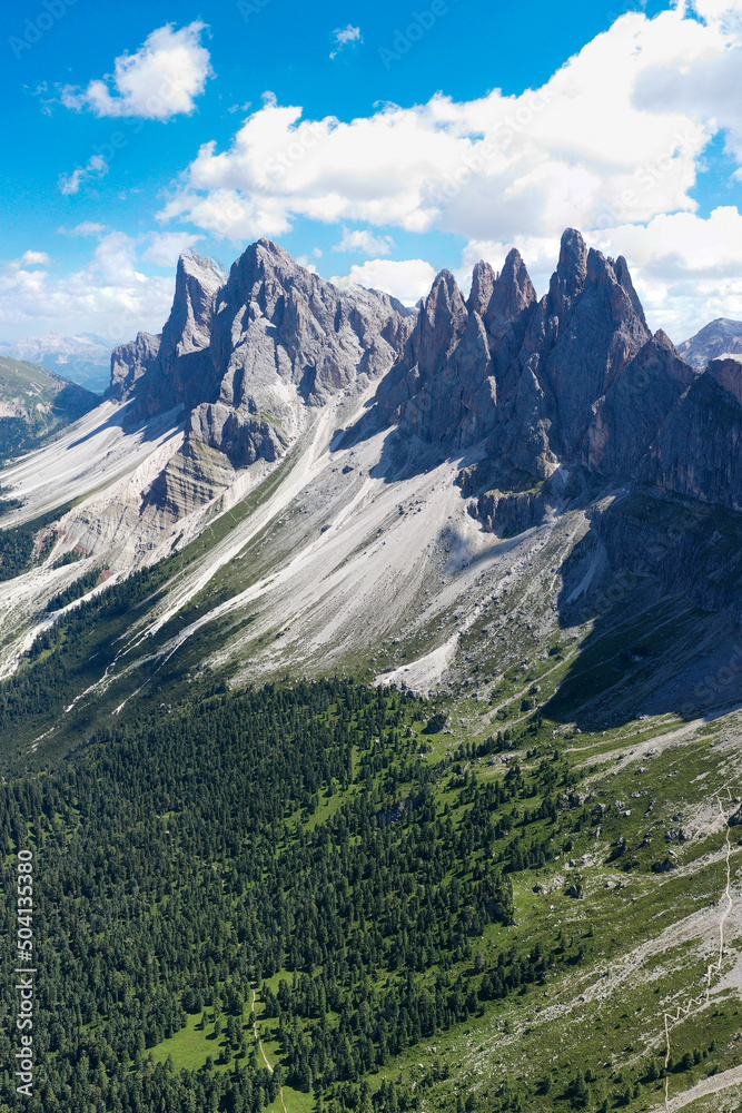 Seceda Mountains - Italy - obrazy, fototapety, plakaty 