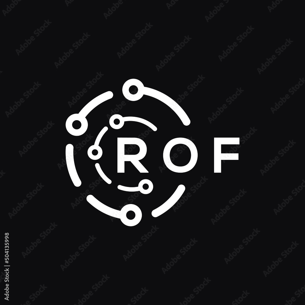 ROF technology letter logo design on black background. ROF creative initials technology letter logo concept. ROF technology letter design.
ROF technology letter logo design on black background. ROF creative initials technology letter logo concept. ROF technology letter design.