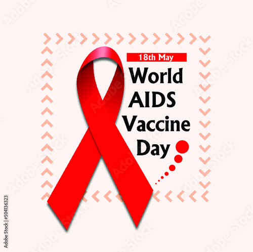 world aids vaccine day banner vector