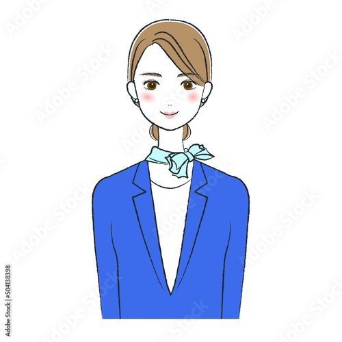 美容クリニック,化粧品売り場,美容看護師,白衣,美容外科,美容皮膚科,エステ,エステティシャン,アドバイス,案内,受付,紹介美容整形,美容,肌トラブル,美容施術,ジャケット,スカーフ