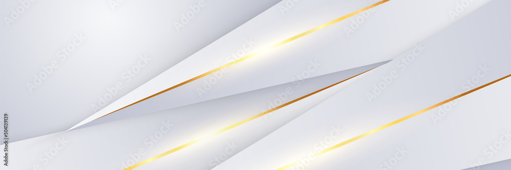 Modern minimal and clean white gold background with realistic line wave geometric circle shape . Elegant silver design for web, presentation, wallpaper. Vector graphic design banner pattern template. Modern minimal and clean white gold background with realistic line wave geometric circle shape . Elegant silver design for web, presentation, wallpaper. Vector graphic design banner pattern template.