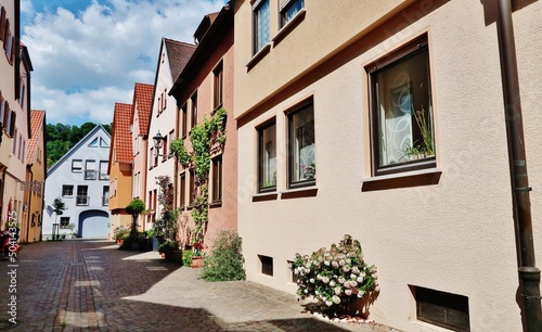 Altstadtgasse in Karlstadt am Main  Franken