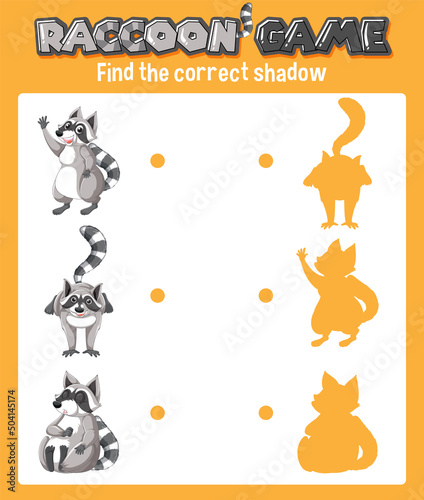 Worksheet design with matching shadow