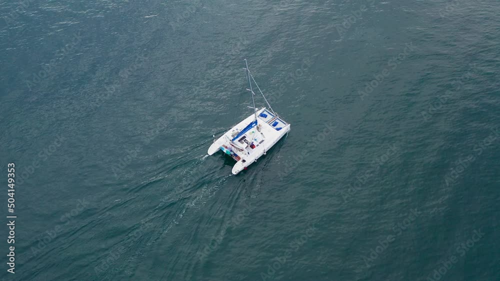 Aerial view of Coral island, koh He, beach and boats in Phuket province, Thailand Aerial view of Coral island, koh He, beach and boats in Phuket province, Thailand