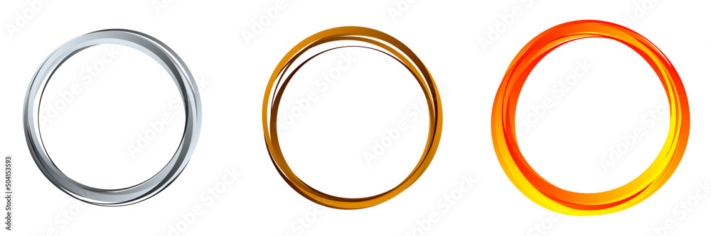 Random circles, rings circular element Random circles, rings circular element