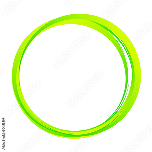 Random circles, rings circular element